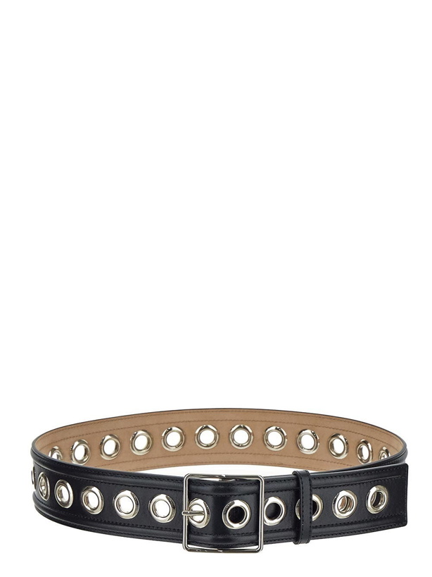 Photo: Alexander Mcqueen Wide Leather Belt