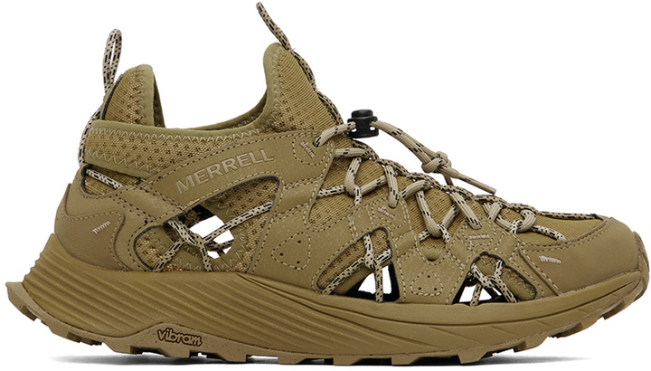 Photo: Merrell 1TRL Khaki Moab Flight Sieve Sneakers