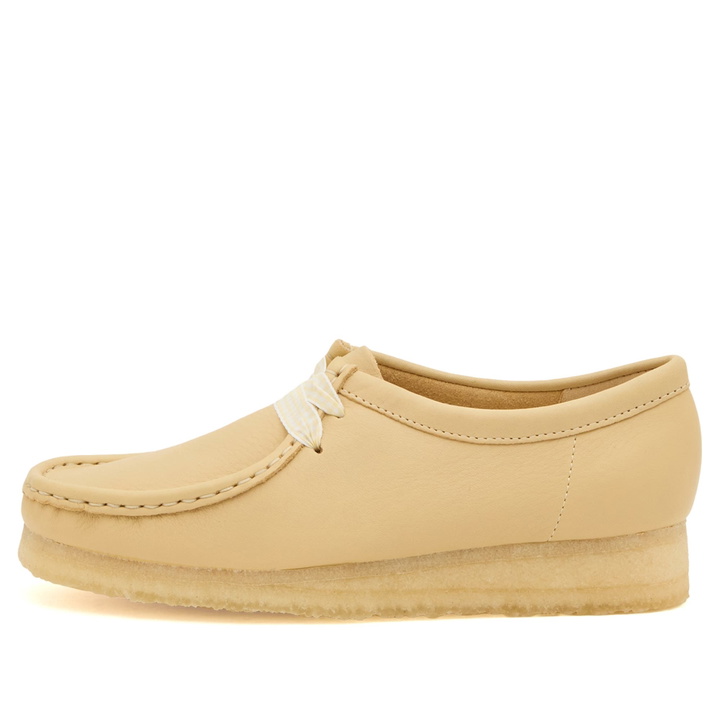 Photo: Clarks Originals Women's Leather Wallabee Boot in Pale Yellow Lea