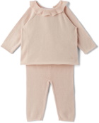 Bonpoint Baby Pink Anisa Set