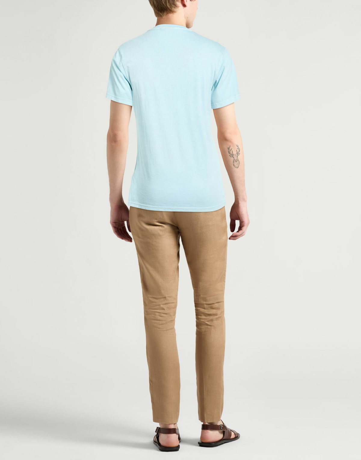 Barbour Mens T-shirt in Sky blue