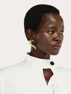 Ferragamo Womens Earrings with gems in Black