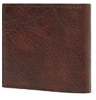 George Cleverley - 1786 Russian Hide Textured-Leather Billfold Wallet - Brown