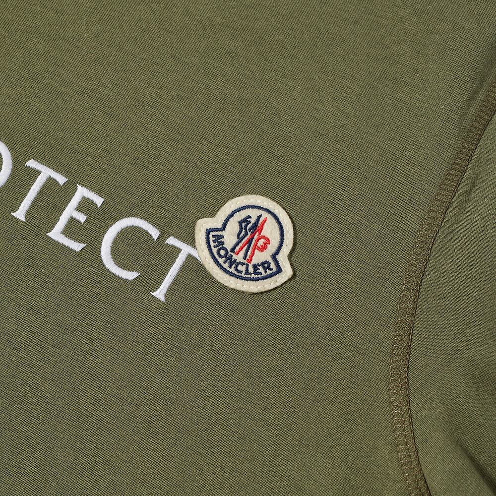 Moncler Men's Born to Protect T-Shirt in Khaki Moncler