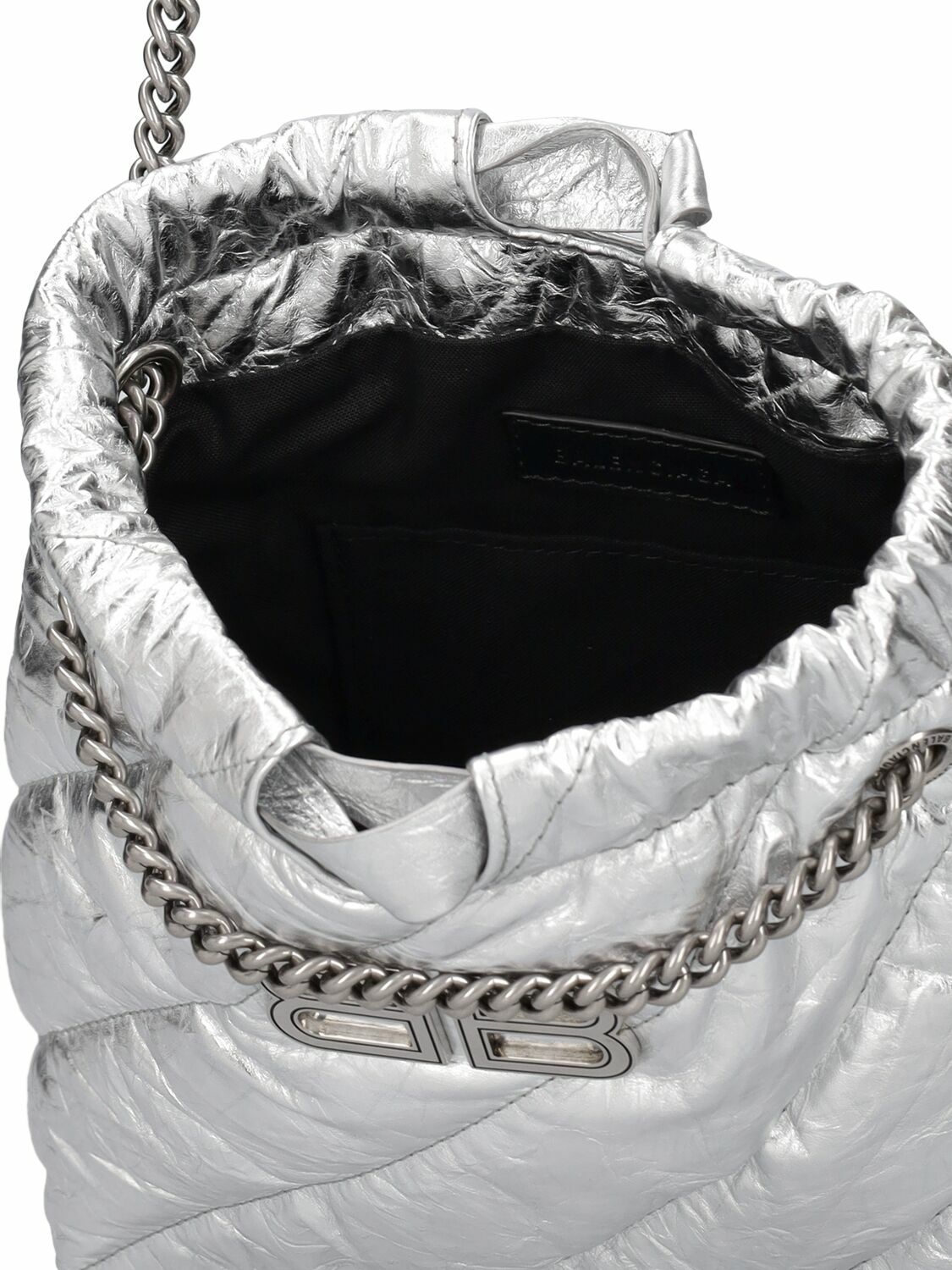 BALENCIAGA - Xs Crush Quilted Leather Tote Bag Balenciaga