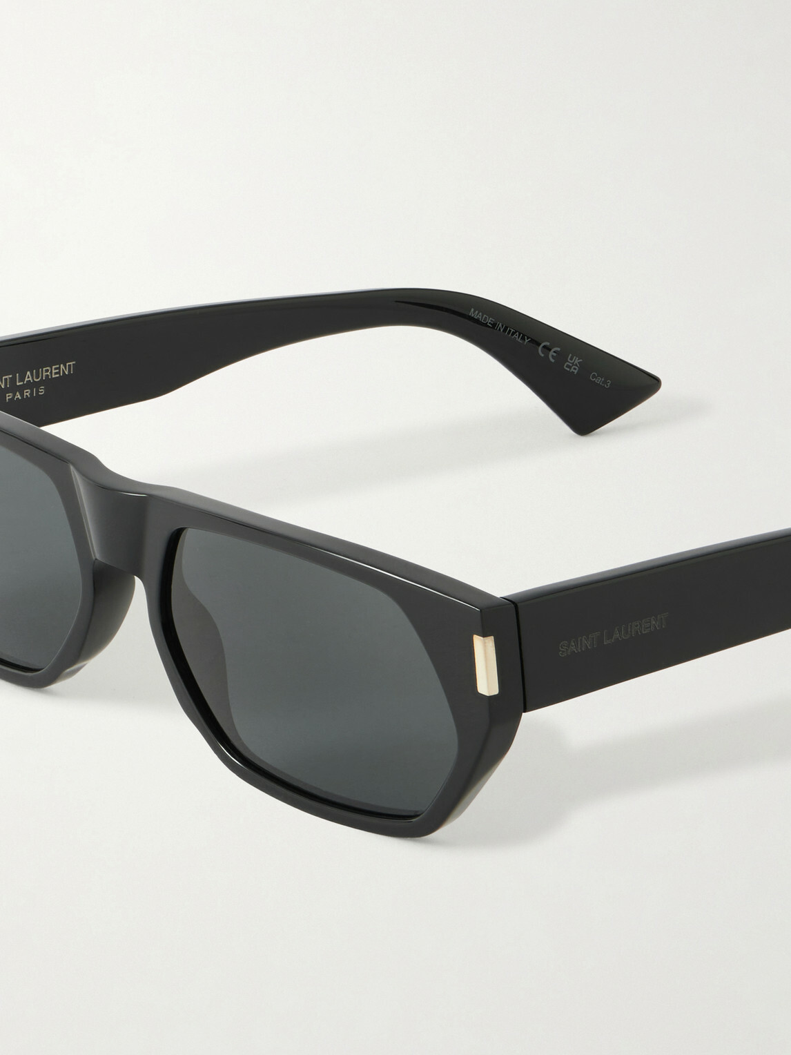 SAINT LAURENT - Squared-Frame Acetate Sunglasses