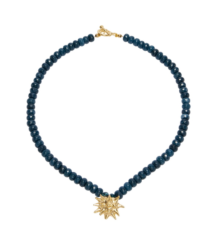 Photo: Ysso Sea Urchin necklace with jade