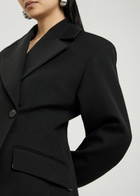 Jacquemus La Veste Norma Wool Blazer Black
