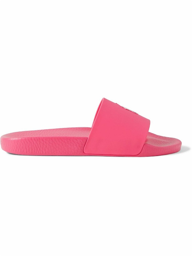 Photo: Polo Ralph Lauren - Logo-Embossed Rubber Slides - Pink