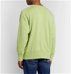 Levi's Vintage Clothing - Bay Meadows Loopback Cotton-Jersey Sweatshirt - Green