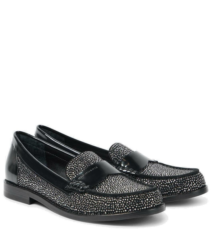 Photo: Clergerie Roy embellished leather loafers
