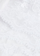 Simone PÉRÈLE Intrigue Tanga Embroidered Tulle Briefs White