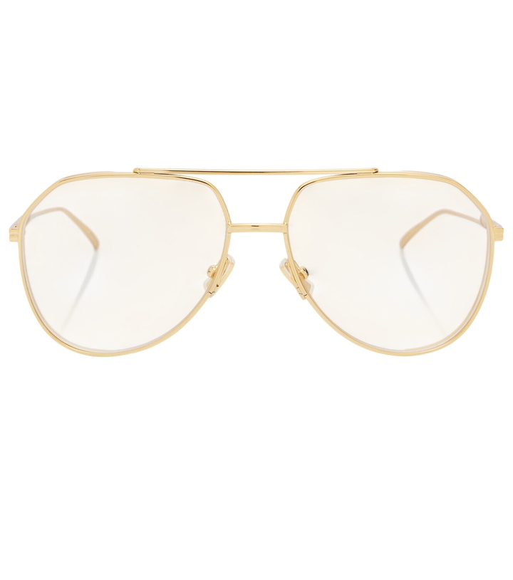 Photo: Bottega Veneta Light Ribbon aviator glasses