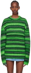 ERL Green Virgin Wool Sweater