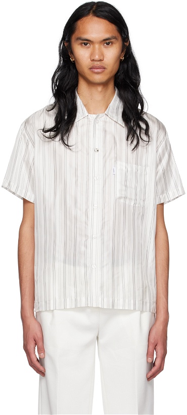 Photo: Coperni White Striped Shirt