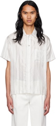 Coperni White Striped Shirt