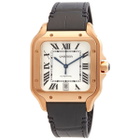 Cartier Santos Automatic Silver Dial Mens Watch WGSA0019