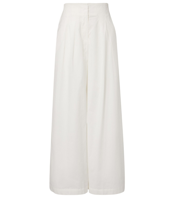 Photo: Adriana Degreas Cotton-blend wide-leg pants