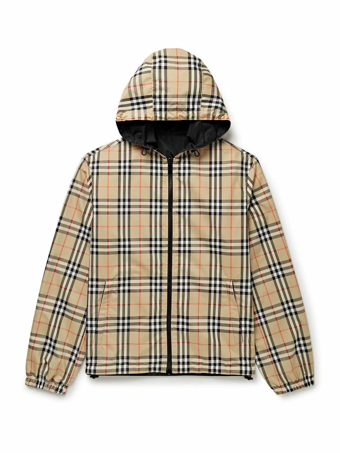 Burberry アウター グリーン Burberry Check jacket in green - Burberry | Mytheresa