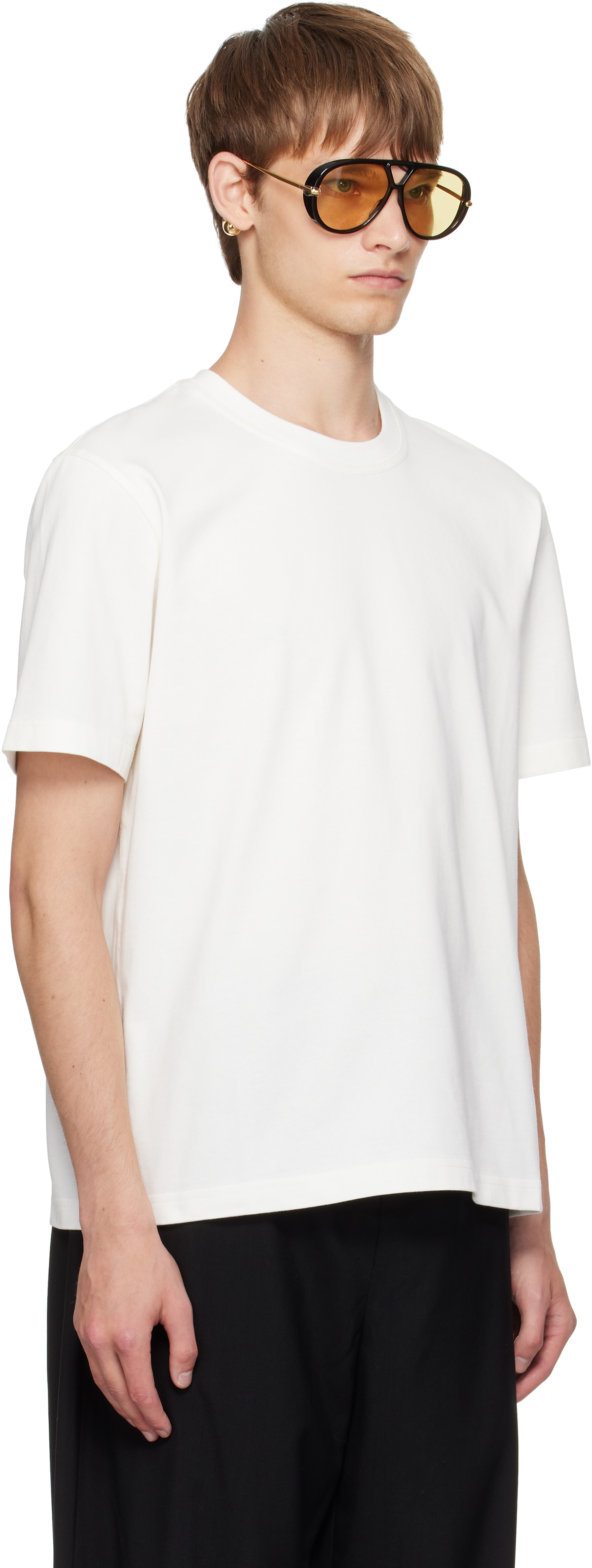 Bottega Veneta Off-White Cotton T-shirt