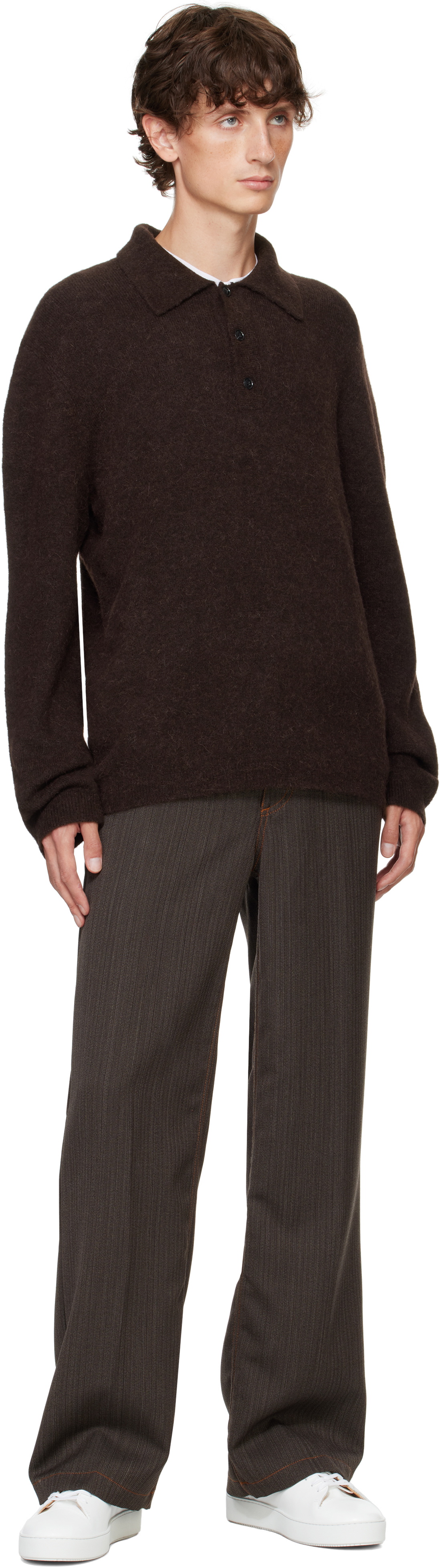 Tiger of Sweden Brown Taylen Polo