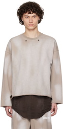 KUSIKOHC Gray Faded Sweatshirt