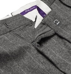 Ralph Lauren Purple Label - Grey Gregory Pleated Pinstriped Wool Suit Trousers - Men - Gray