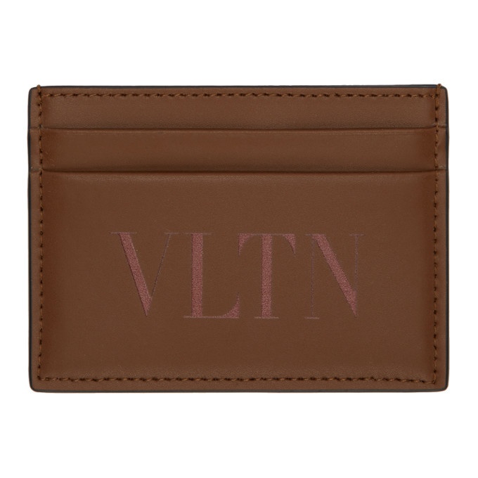 Photo: Valentino Brown Valentino Garavani VLTN Card Holder
