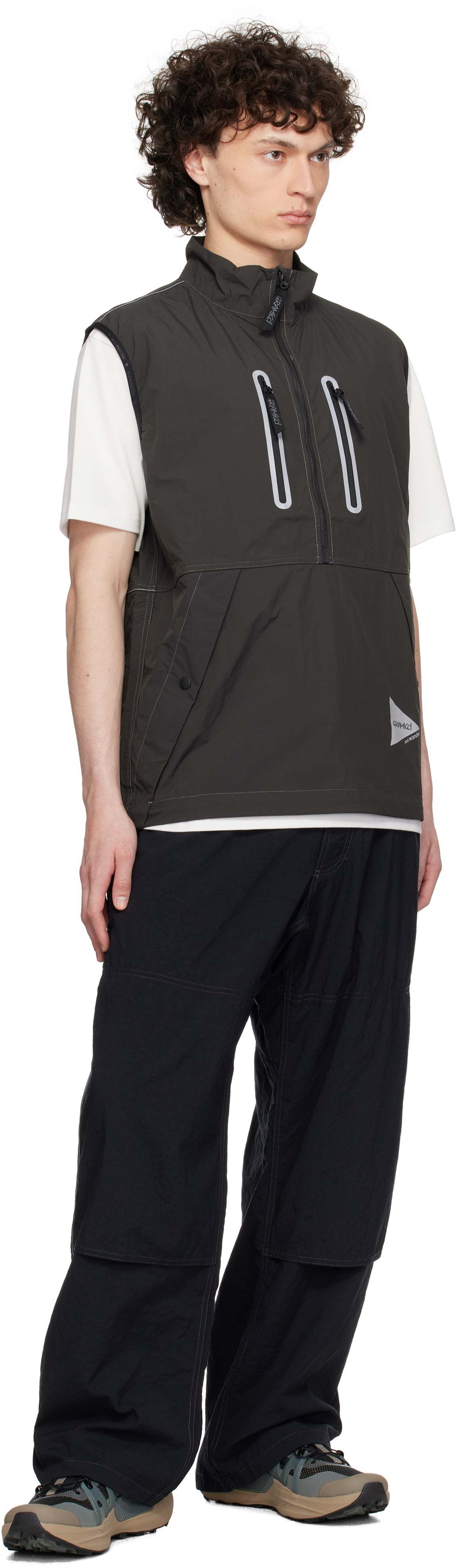 Gramicci x And Wander Men's Nylon Double Knee Pants - Black