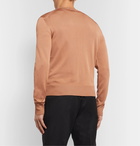 TOM FORD - Slim-Fit Silk and Wool-Blend Sweater - Metallic