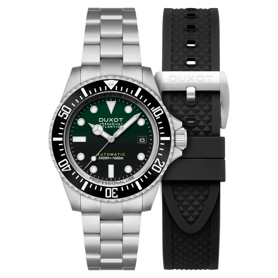 Duxot Atlantica Deep Dive Automatic Green Dial Mens Watch DX-2066