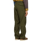 BEAMS PLUS Khaki Military Zip Trousers