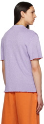 Jacquemus Purple Le Raphia 'La Maille Prata' Shirt