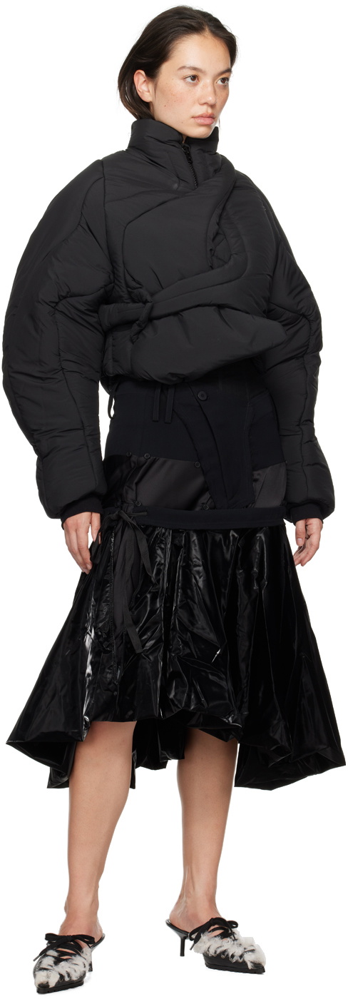 Ottolinger Black Layered Balloon Midi Skirt Ottolinger Ottolinger Black Layered Balloon Midi Skirt Ottolinger