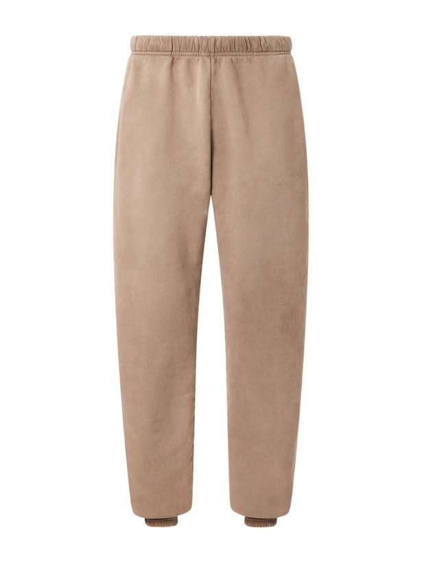 Photo: Les Tien - Tapered Garment-Dyed Cotton-Jersey Sweatpants - Neutrals