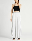 Peserico Womens Maxi skirt in Light grey