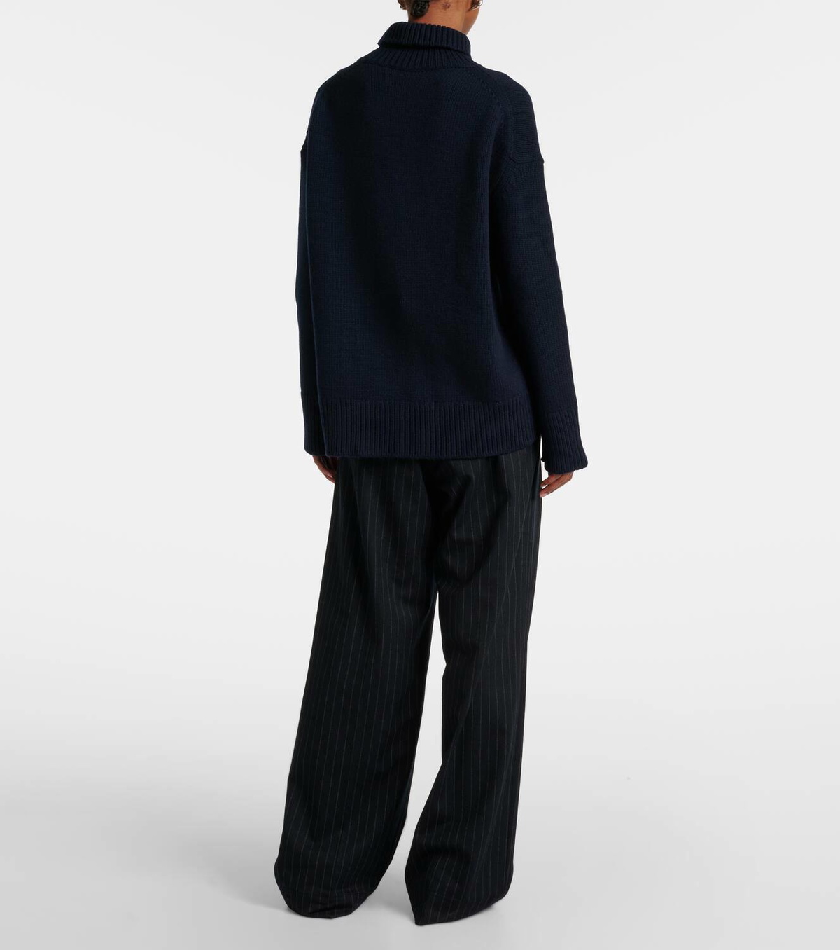 Plan C Wool and cashmere turtleneck sweater