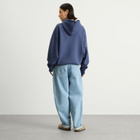 TALA Women's Oversized Active Logo Hooded Sweatshirt in Vintage Blue