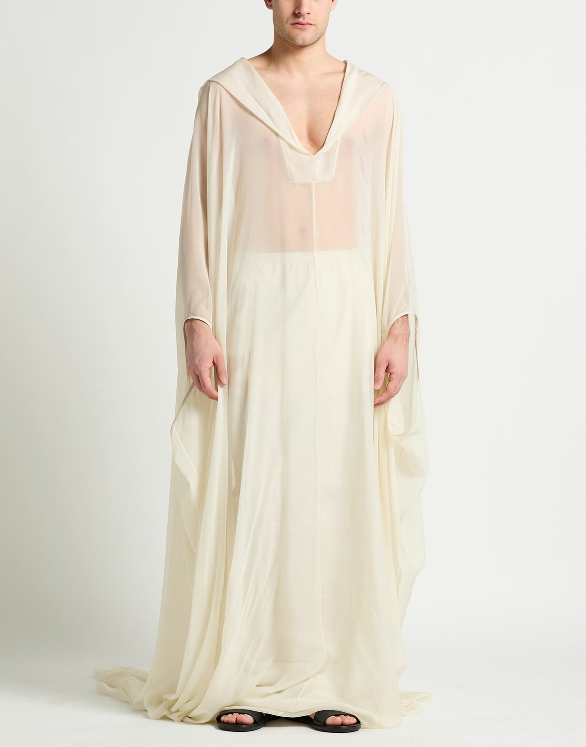 Rick Owens Mens Shirt Ivory