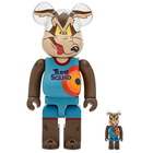 Medicom BE@RBRICK Wile E. Coyote 100% & 400% in Brown