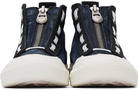 Diesel Blue & Black S-Astico Mzip Sneakers