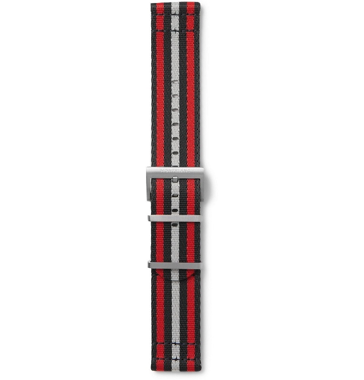 Photo: MONTBLANC - Summit 2 Striped Nylon Watch Strap - Red