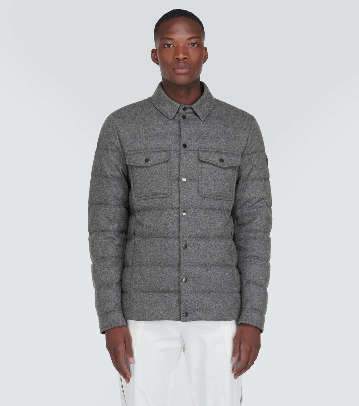 Moncler Mirmandix cashmere-blend down overshirt Moncler