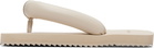 YUME YUME Beige Suki Flip-Flops