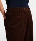 Miu Miu Cotton corduroy wide-leg pants