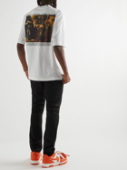 Off-White - Printed Cotton-Jersey T-Shirt - White