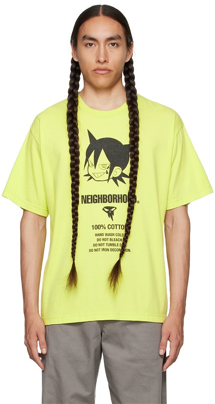 Photo: Neighborhood Yellow Graphic T-Shirt
