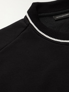 ERMENEGILDO ZEGNA - Cotton-Blend Jersey Sweatshirt - Black