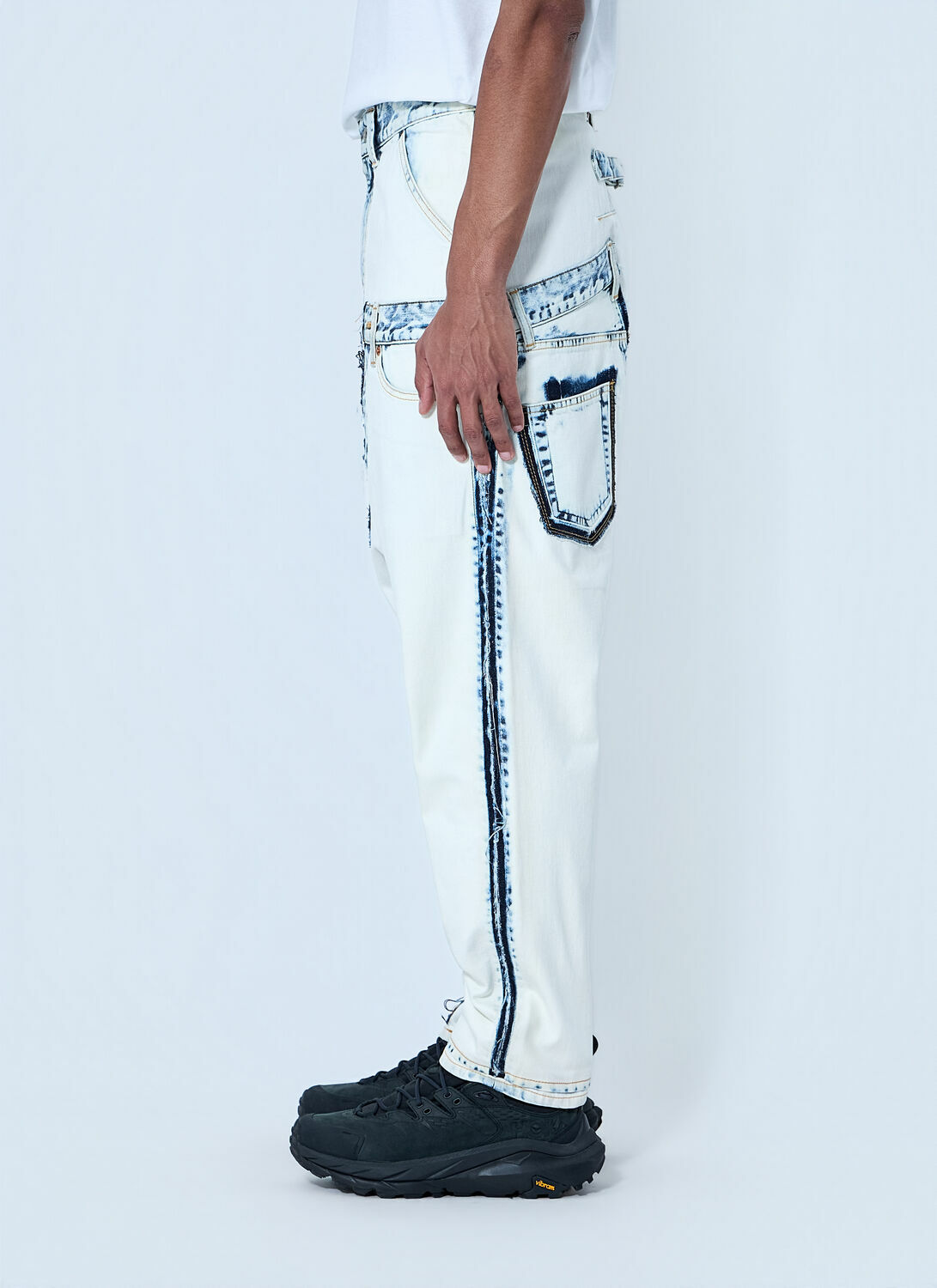 Junya Watanabe Deconstructed Panelled Denim Trousers