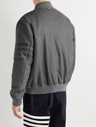 Thom Browne - Wool and Cashmere-Blend Down Bomber Jacket - Gray